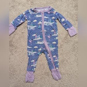 Little Sleepies ice princess zippie